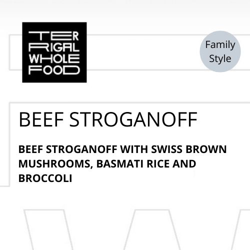 Beef Stroganoff.