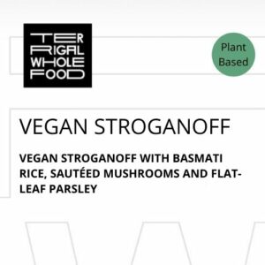 Vegan Stroganoff.